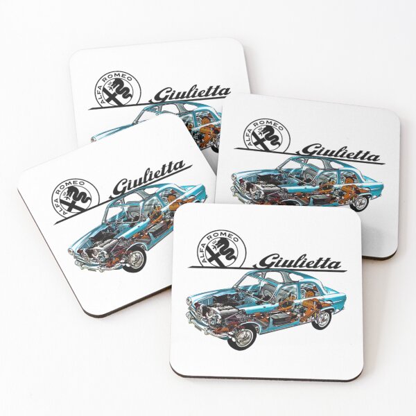 Item preview, Italian 4 door sedan Giulietta. Cutaway car art automotive power train      designed and sold by ANTHONYSHOP-CA.