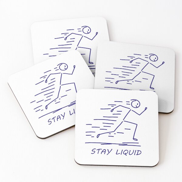 Item preview, Stay Liquid - Walking Stick Figure designed and sold by SaSe-Design.