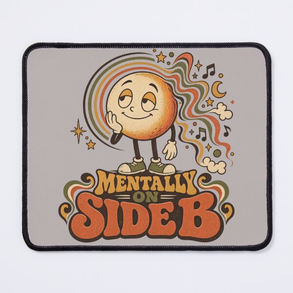 Item preview, Mentally On Side B Retro Vinyl Mood Character designed and sold by Golden Era Studio.