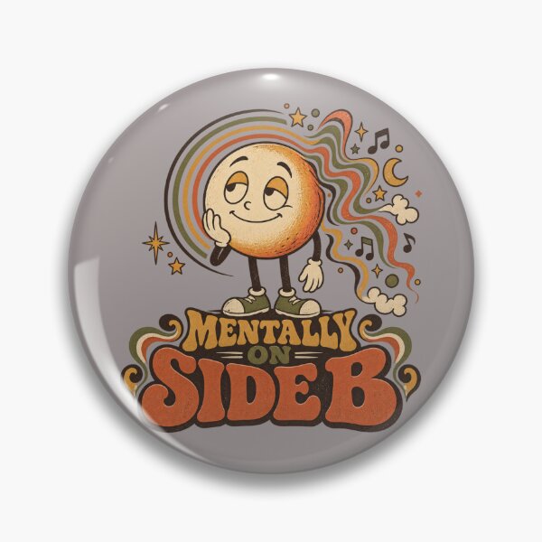 Item preview, Mentally On Side B Retro Vinyl Mood Character designed and sold by Golden Era Studio.