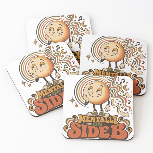 Item preview, Mentally On Side B Retro Vinyl Mood Character designed and sold by Golden Era Studio.