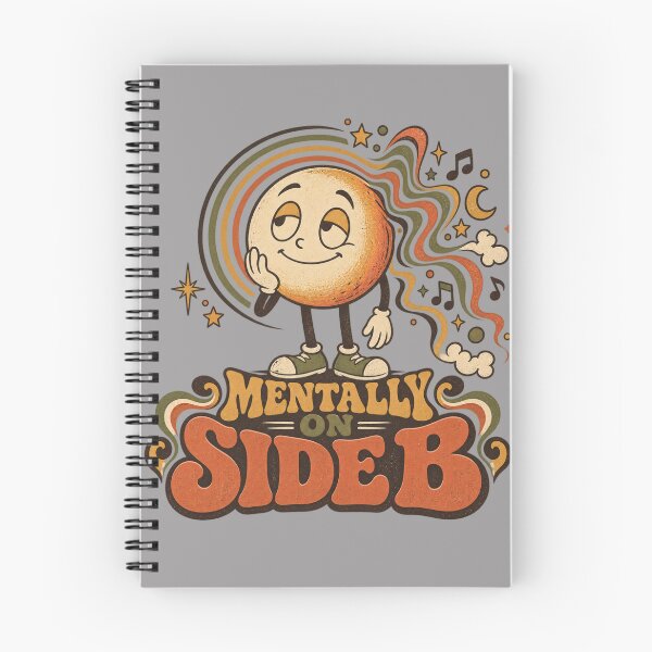 Item preview, Mentally On Side B Retro Vinyl Mood Character designed and sold by Golden Era Studio.