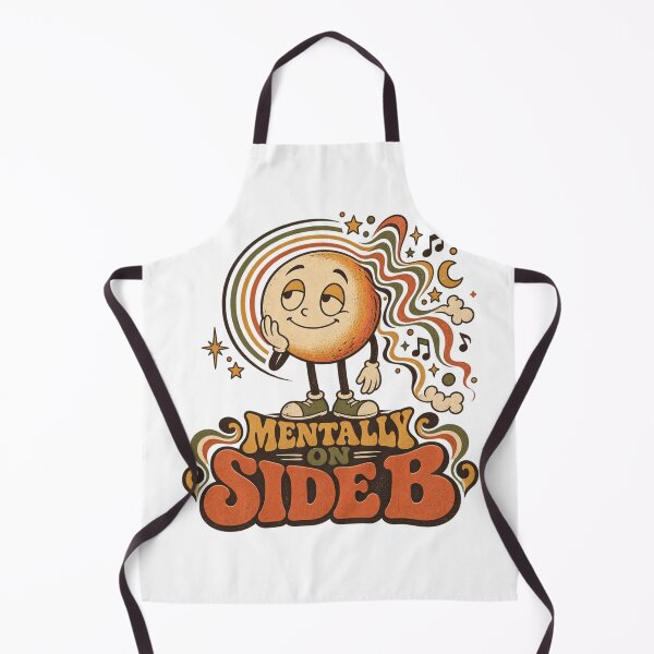 Artikelvorschau, Mentally On Side B Retro Vinyl Mood Character entworfen und verkauft von Golden Era Studio.