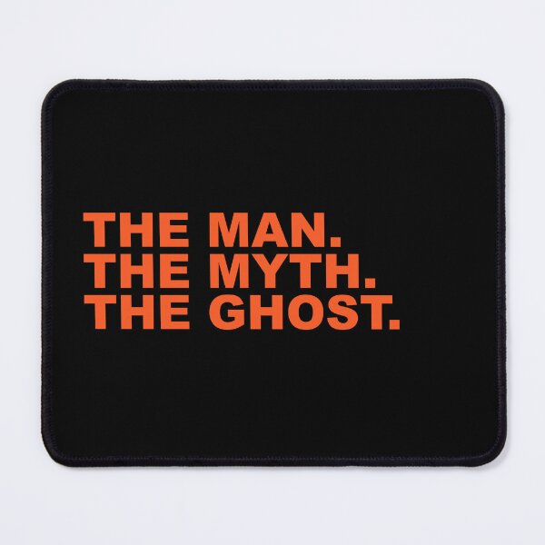 Item preview, The Man The Myth The Ghost Funny Halloween Quote Typography Parody designed and sold by Aesthetic Crew.
