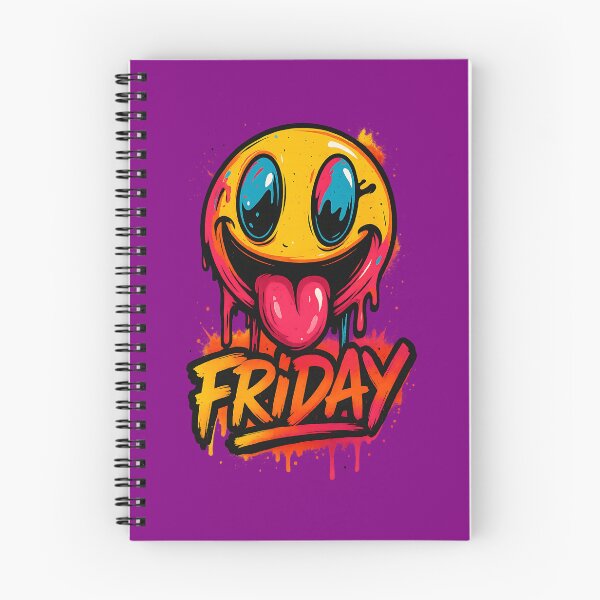 Item preview, Melting Smiley Face Friday Vibe designed and sold by MarCinu Art.