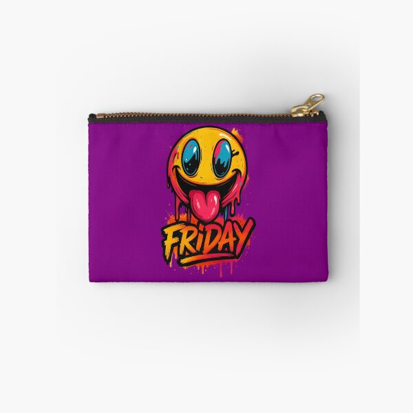 Item preview, Melting Smiley Face Friday Vibe designed and sold by MarCinu Art.