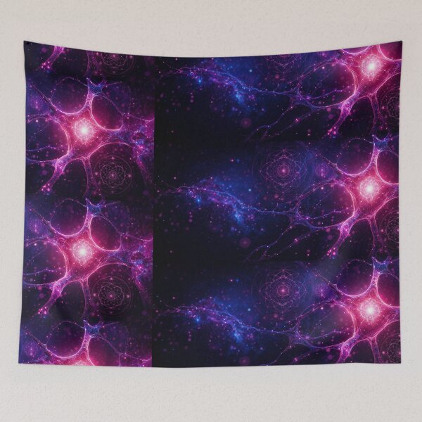 Item preview, Cosmic Glowing Neuron Sacred Geometry | Microcosmos designed and sold by monkeybusiness.pt.