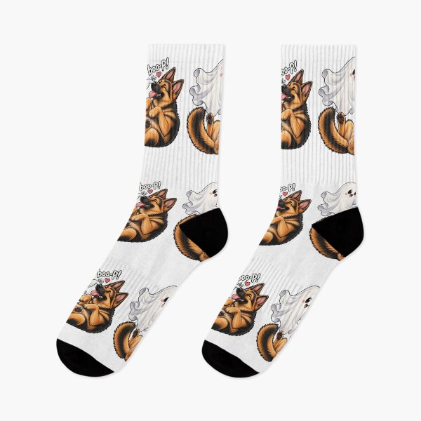 Item preview, Boo P German Shepherd Ghost Halloween Dog Lover Spooky Humor designed and sold by 76Valeria.