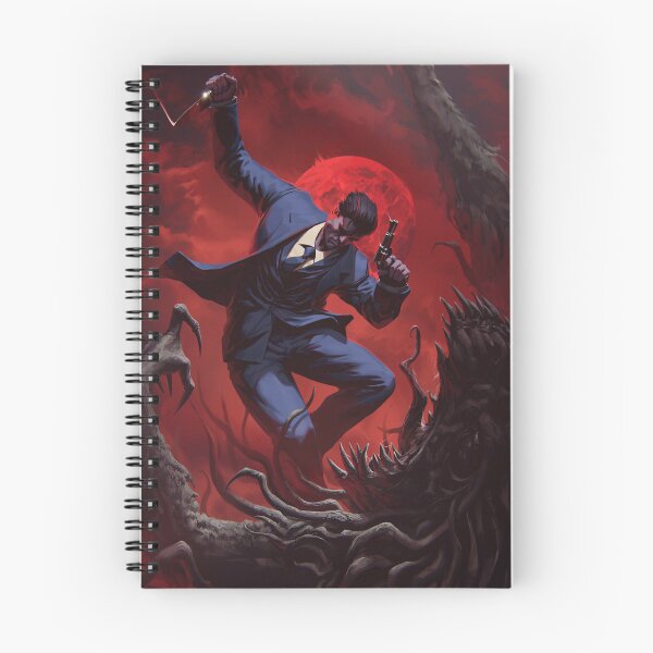 Item preview, Blood Moon Demon Hunter — Dark Fantasy Horror Art designed and sold by RAIID.