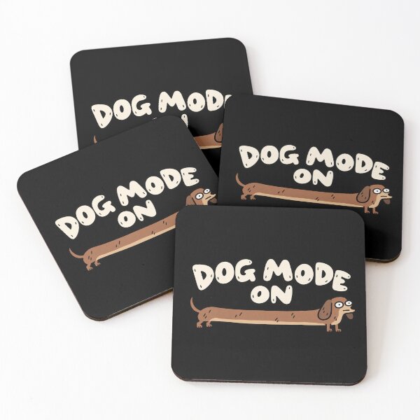 Item preview, Dog Mode On Funny Dachshund designed and sold by MonkiFlipp.