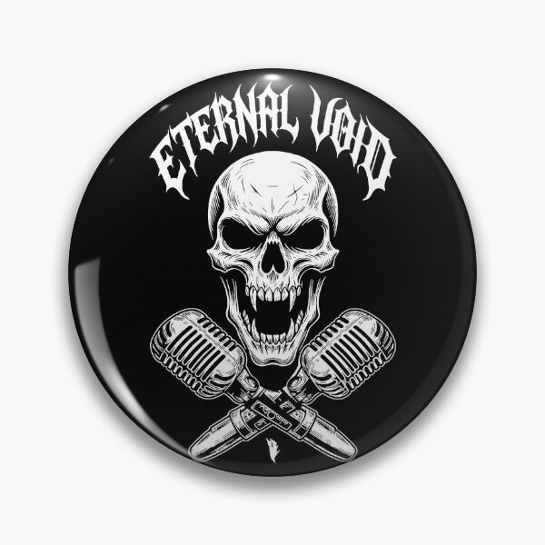 Item preview, BIRD Eternal Void Heavy Metal Skull designed and sold by shopBird.