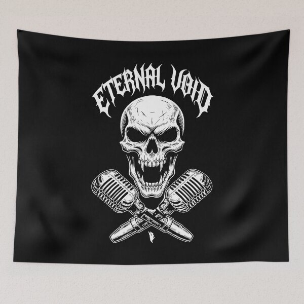 Item preview, BIRD Eternal Void Heavy Metal Skull designed and sold by shopBird.