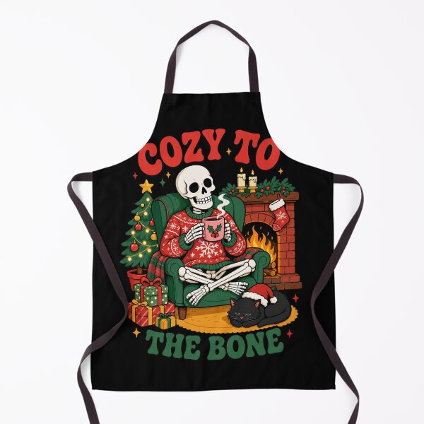 Item preview, Cozy To The Bone Funny Winter Skeleton designed and sold by Design Vibras.