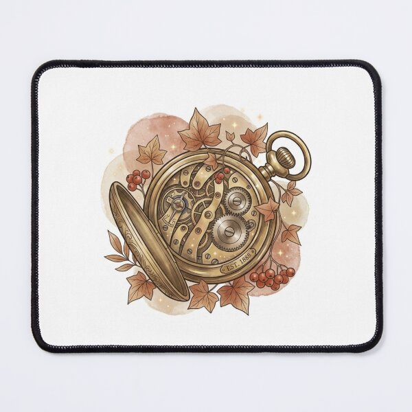 Item preview, Vintage Brass Globe with Botanical Autumn Leaves designed and sold by Mellow Doodle Co..