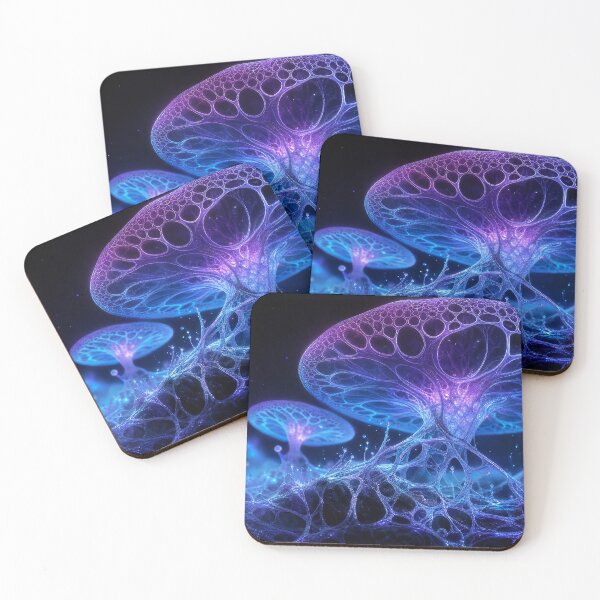 Item preview, Bioluminescent Alien Mushroom Network | Microcosmos designed and sold by monkeybusiness.pt.