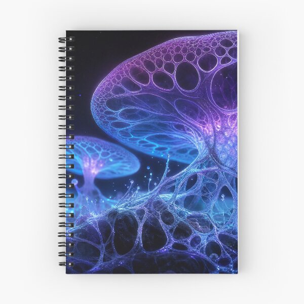Item preview, Bioluminescent Alien Mushroom Network | Microcosmos designed and sold by monkeybusiness.pt.