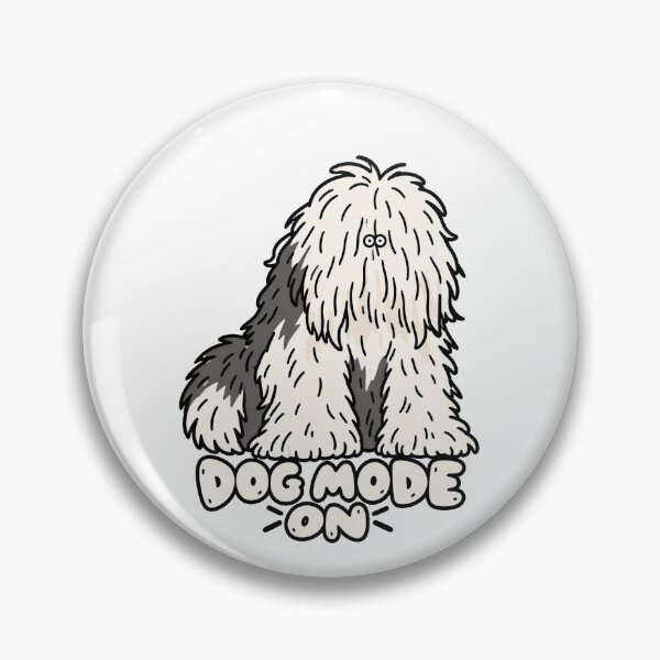Item preview, Dog Mode On Funny Shaggy Dog designed and sold by MonkiFlipp.