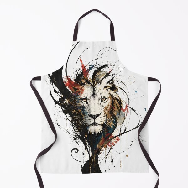 Item preview, Artistic Lion Sketch Ink Splatter by starchim01 designed and sold by Marcu Ioachim.