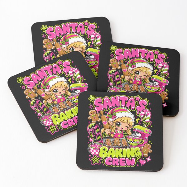 Item preview, Cute Elf Santas Baking Crew Winter Holiday Graphic  designed and sold by Design Vibras.