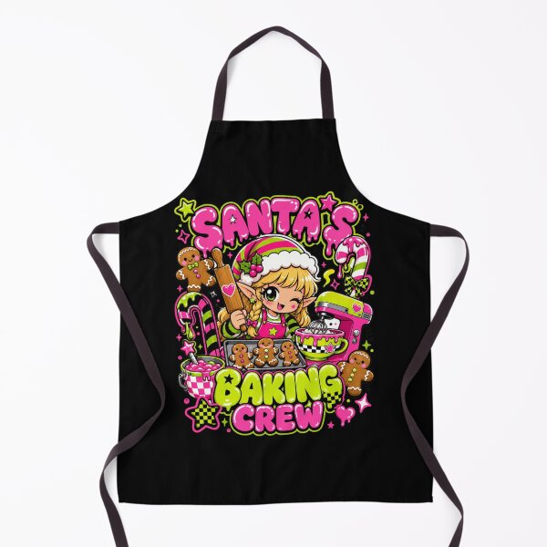 Item preview, Cute Elf Santas Baking Crew Winter Holiday Graphic designed and sold by Design Vibras.