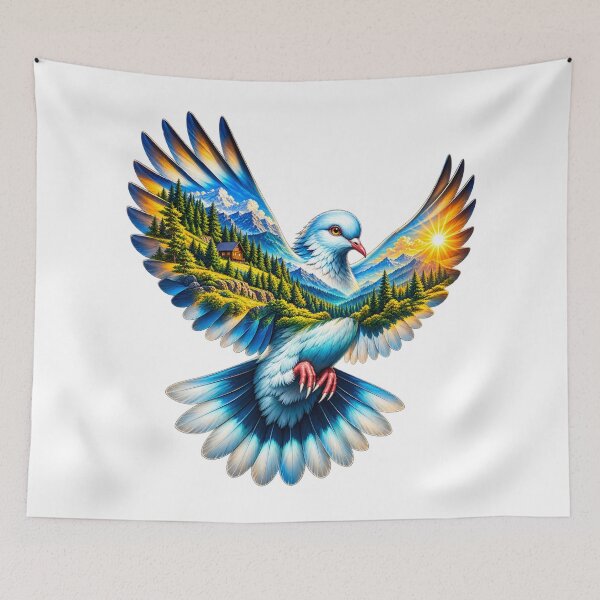 Item preview, Majestic Mountain Bird Nature Landscape designed and sold by Design Sounds Studio.
