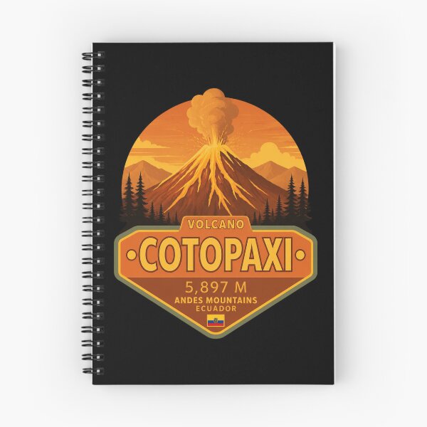 Item preview, Vintage Cotopaxi Andes Mountains Ecuador Badge designed and sold by Bandnarelle.