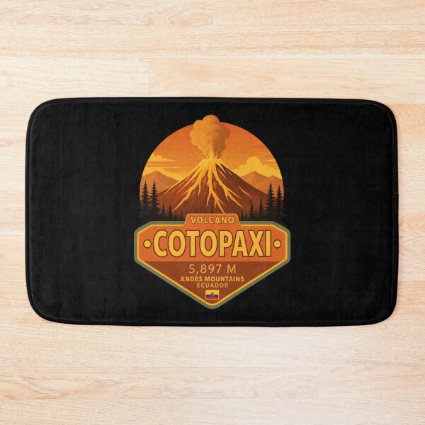 Item preview, Vintage Cotopaxi Andes Mountains Ecuador Badge designed and sold by Bandnarelle.