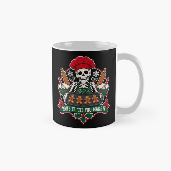 Item preview, Bake It Til You Make It Funny Skeleton Baker  designed and sold by Design Vibras.