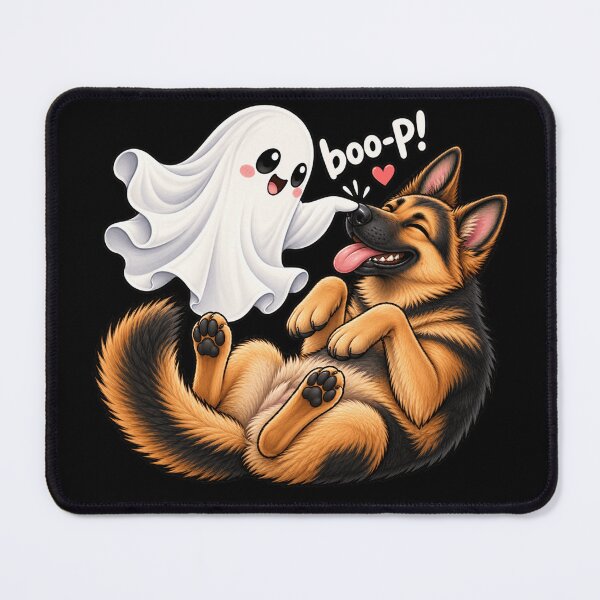 Item preview, Boo P Funny German Shepherd Ghost Halloween Dog Lover Spooky Humor designed and sold by 76Valeria.