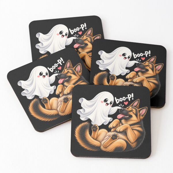 Item preview, Boo P Funny German Shepherd Ghost Halloween Dog Lover Spooky Humor designed and sold by 76Valeria.