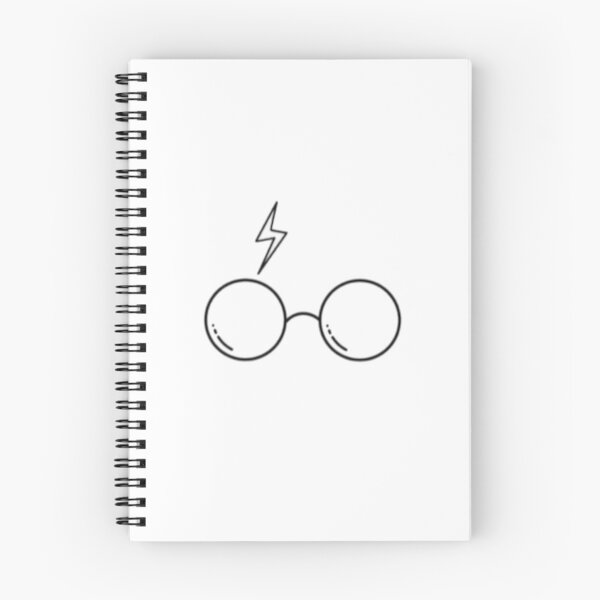 Item preview, Classic Harry Potter Glasses and Lightning Bolt Icon designed and sold by BlackGrayWhite.