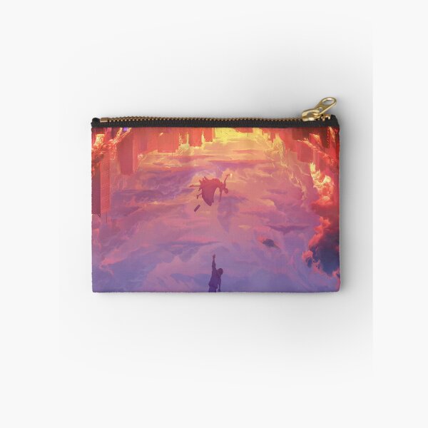 Item preview, Through a Neon Sky — Surreal Inverted City designed and sold by RAIID.