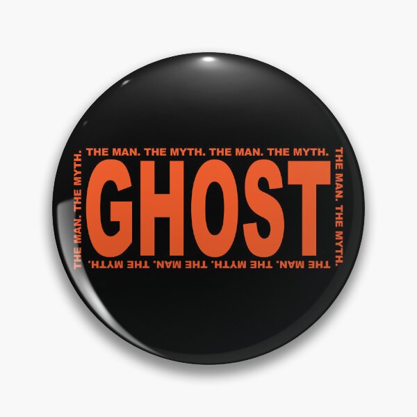 Item preview, The Man The Myth Ghost Funny Halloween Quote Typography designed and sold by Aesthetic Crew.