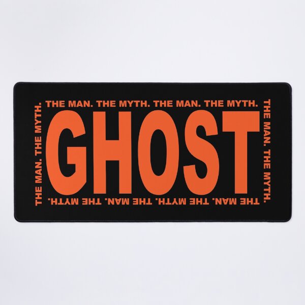 Item preview, The Man The Myth Ghost Funny Halloween Quote Typography designed and sold by Aesthetic Crew.