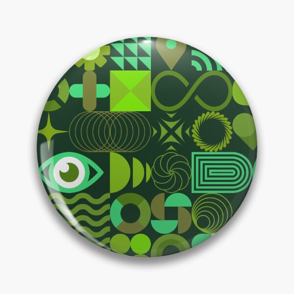 Item preview, Geometry Forest Abstract Art Print designed and sold by Ricky Stevens Art & Design.