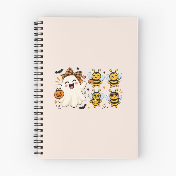 Item preview, Ghost with Bees, Boo Bees, Funny Halloween Pun, Cute Ghost and Honey Bee, Spooky Fall Aesthetic, Adorable Halloween Gift designed and sold by Quiajia.