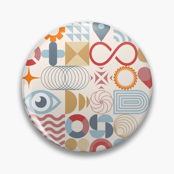 Item preview, Geometry Earth Abstract Art Print designed and sold by Ricky Stevens Art & Design.
