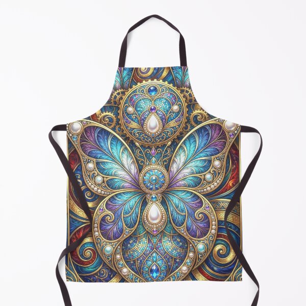 Item preview, Art Nouveau Steampunk Butterfly Mosaic designed and sold by Frackxion.