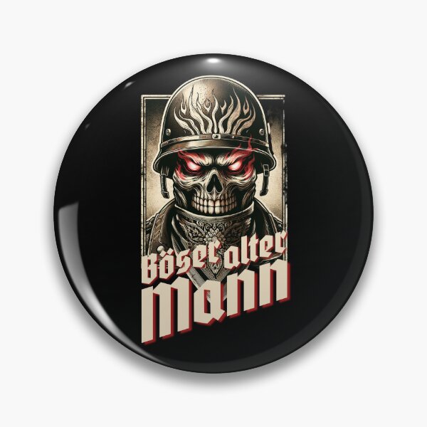 Item preview, Evil old man biker skull designed and sold by Loona97.