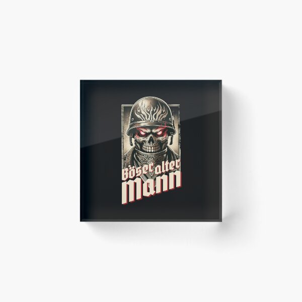 Item preview, Evil old man biker skull designed and sold by Loona97.