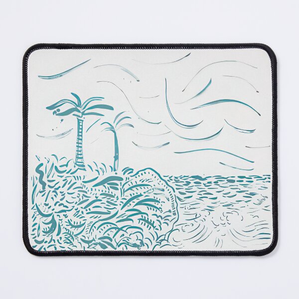 Item preview, David Hockney - Green Bora Bora - Signed Print by David Hockney undefinedr designed and sold by LILLIANSTRANGEy.