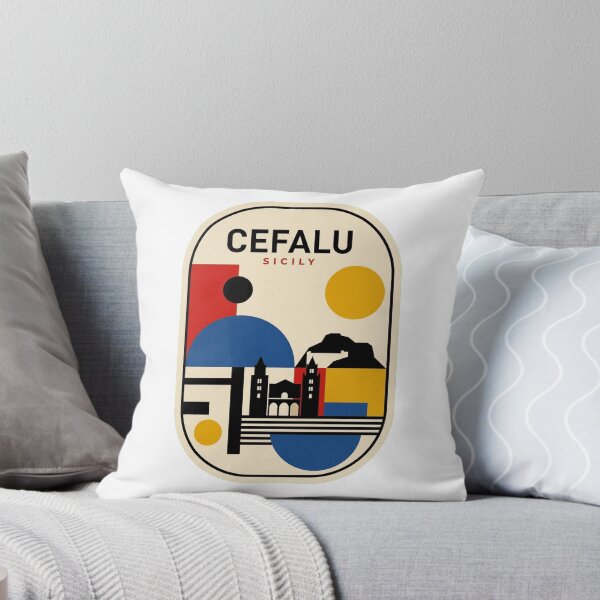 Item preview, Retro Cefalu Bauhaus Geometric Skyline designed and sold by k3rstman1.