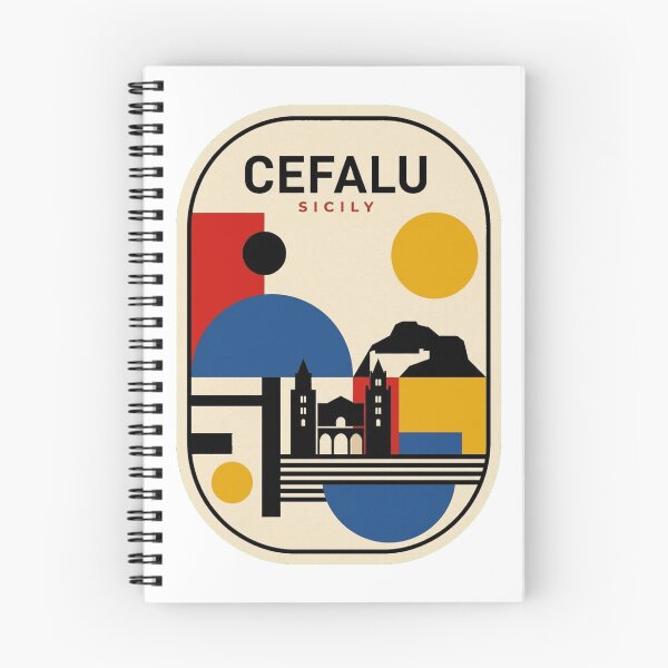 Item preview, Retro Cefalu Bauhaus Geometric Skyline designed and sold by k3rstman1.