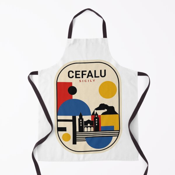 Item preview, Retro Cefalu Bauhaus Geometric Skyline designed and sold by k3rstman1.