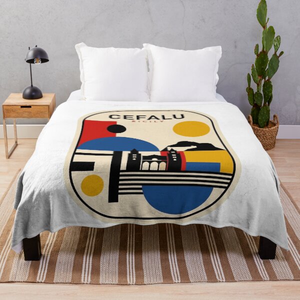 Item preview, Retro Cefalu Bauhaus Geometric Skyline designed and sold by k3rstman1.