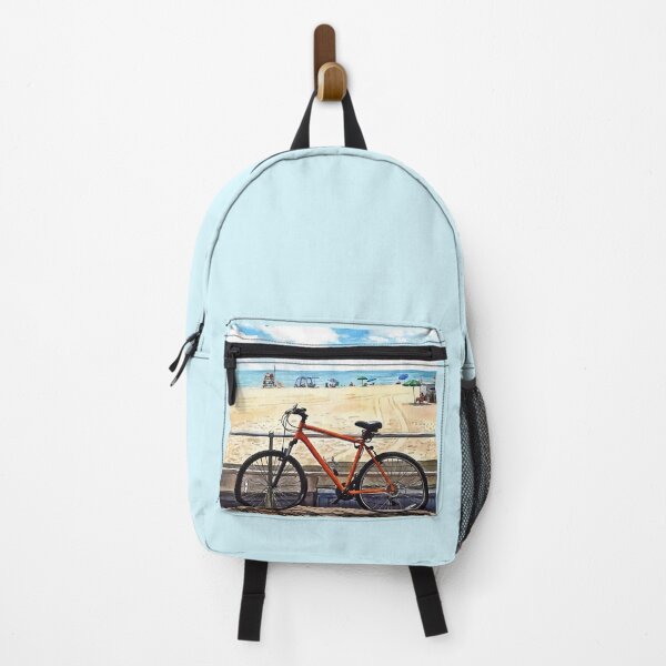 Item preview, Ocean Grove NJ – Bicycle on Boardwalk designed and sold by Susan Savad.