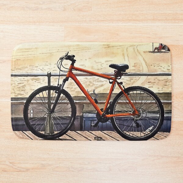 Item preview, Ocean Grove NJ – Bicycle on Boardwalk designed and sold by Susan Savad.