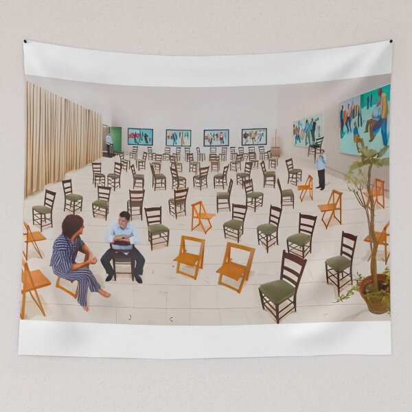 Item preview, David Hockney -  The Chairs - Signed Print by David Hockney undefinedr designed and sold by LILLIANSTRANGEy.