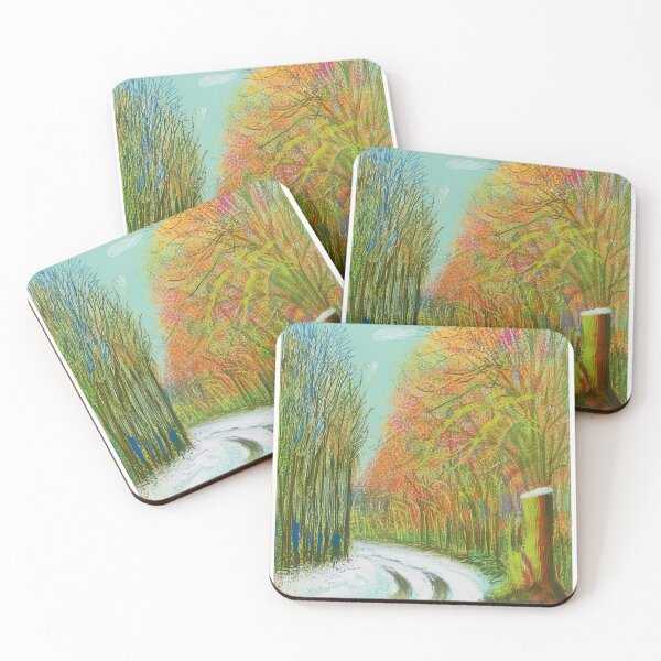 Item preview, David Hockney -  The Arrival Of Spring In Woldgate, East Yorkshire In  (twenty eleven) -  January - Signed Print by David Hockney undefinedr designed and sold by LILLIANSTRANGEy.