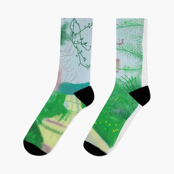 Item preview, David Hockney -  The Arrival Of Spring In Woldgate, East Yorkshire In  (twenty eleven) -  April - Signed Print by David Hockney undefinedr designed and sold by LILLIANSTRANGEy.